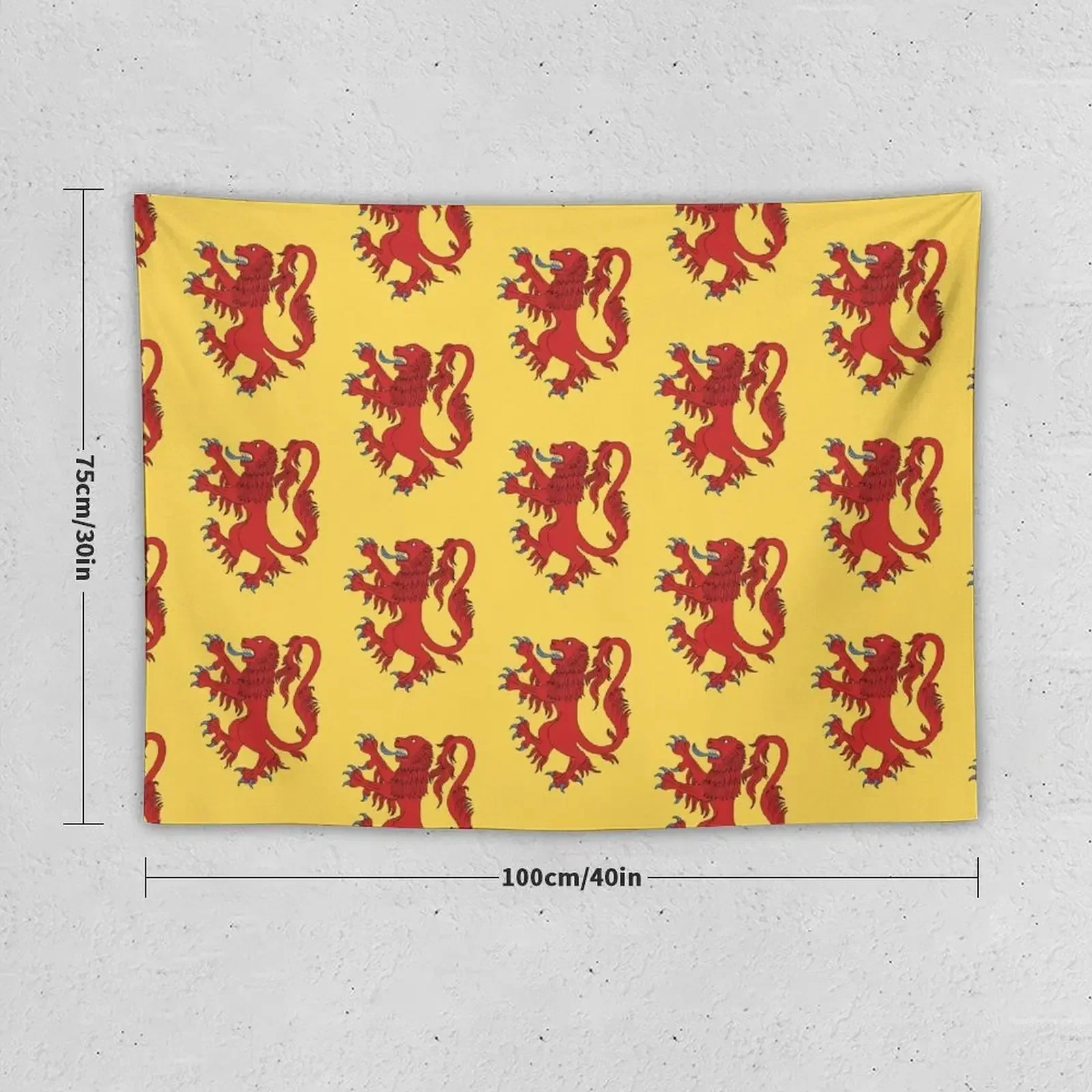 Lion Rampant Gules Tapestry Room Decor Room Decorations Aesthetics Home Decorators Tapestry