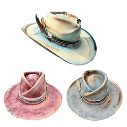 French Hat Ribbon Hat Band Fedoras Hat for Female Masquerades