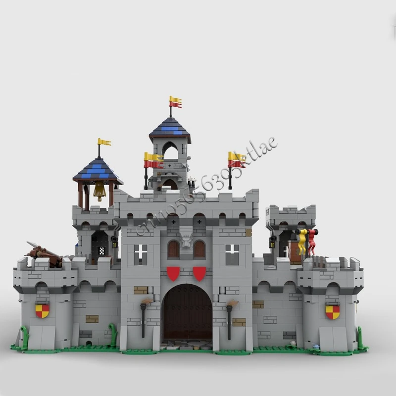 4039 ELEMENTÓW Średniowieczny Model MOC Zestaw Klocków Konstrukcyjnych Modularna Forta Projekt DIY Edukacyjne Zabawki Niespodzianki Prezenty Urodzinowe
