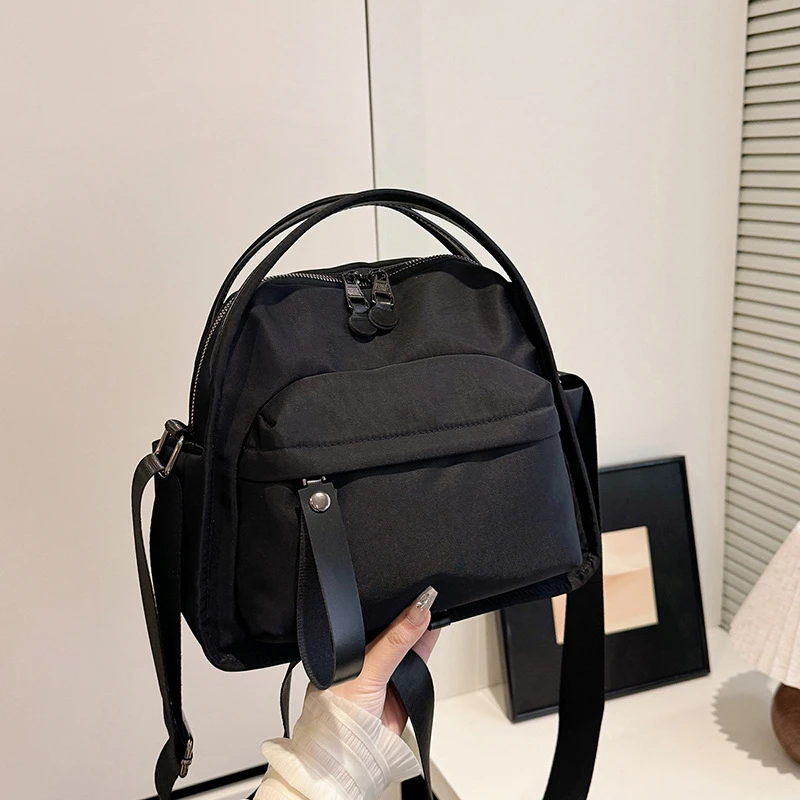 

Нейлоновый небольшой рюкзак, женская сумка с несколькими карманами, дорожная сумка на молнии, водонепроницаемая ткань Оксфорд, многофункциональная повседневная сумка через плечо