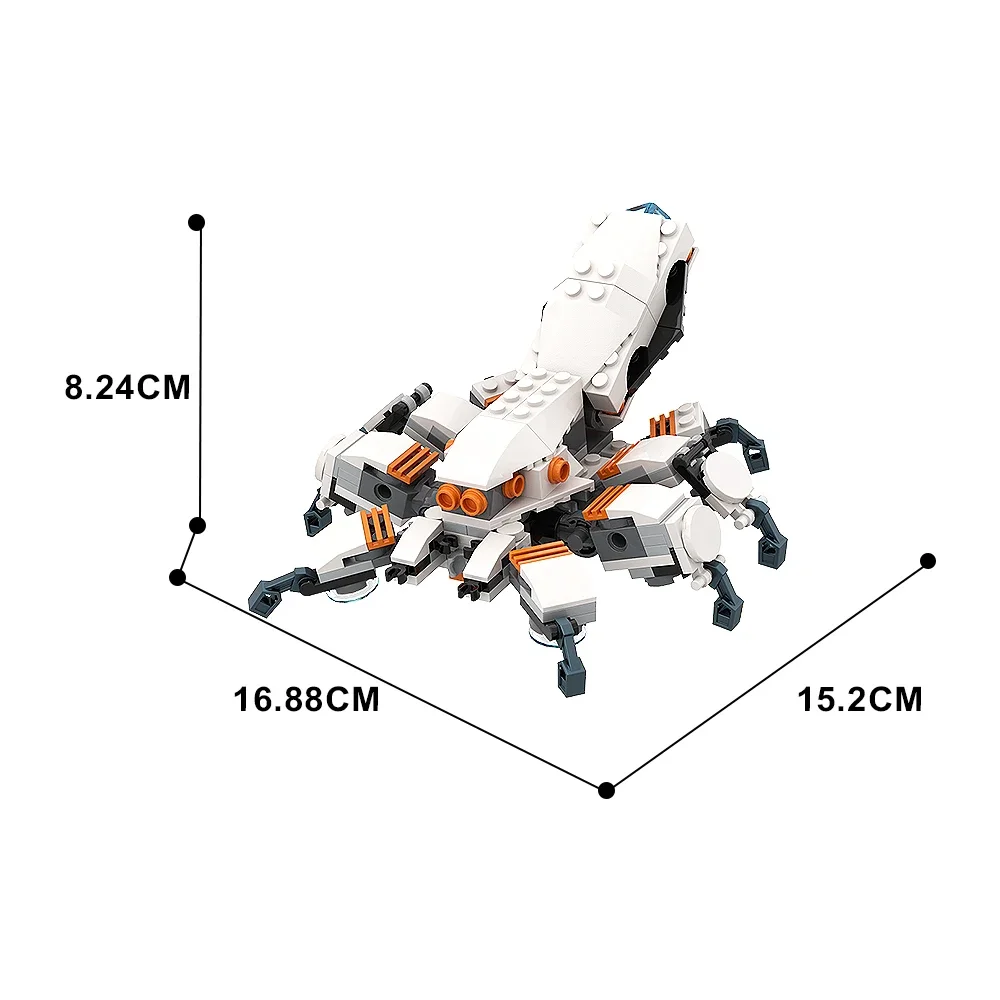 

Набор строительных блоков MOC Tarantula Animals, черный паук, забавные фигурки на Хэллоуин