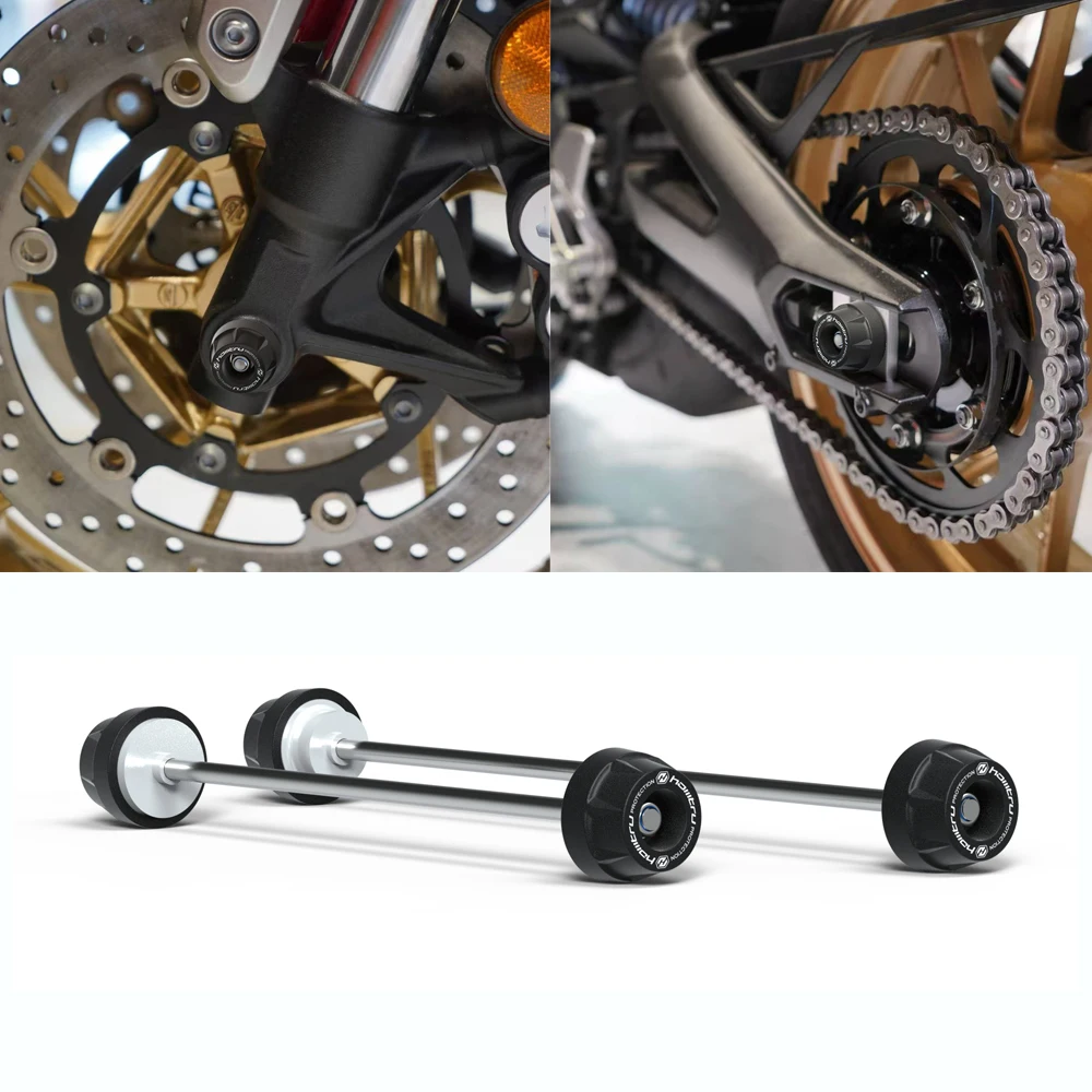 

Motorcycle Wheel Spindle Protection Axle Cover Set for YAMAHA FZ-09 MT-09 XSR900 Tracer 900