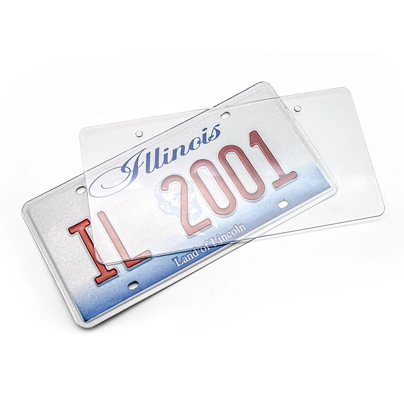 إطار غطاء لوحة ترخيص شفاف مضاد للسرعة ، صينية إضاءة حمراء ، سدادة كاميرا ، صور #1