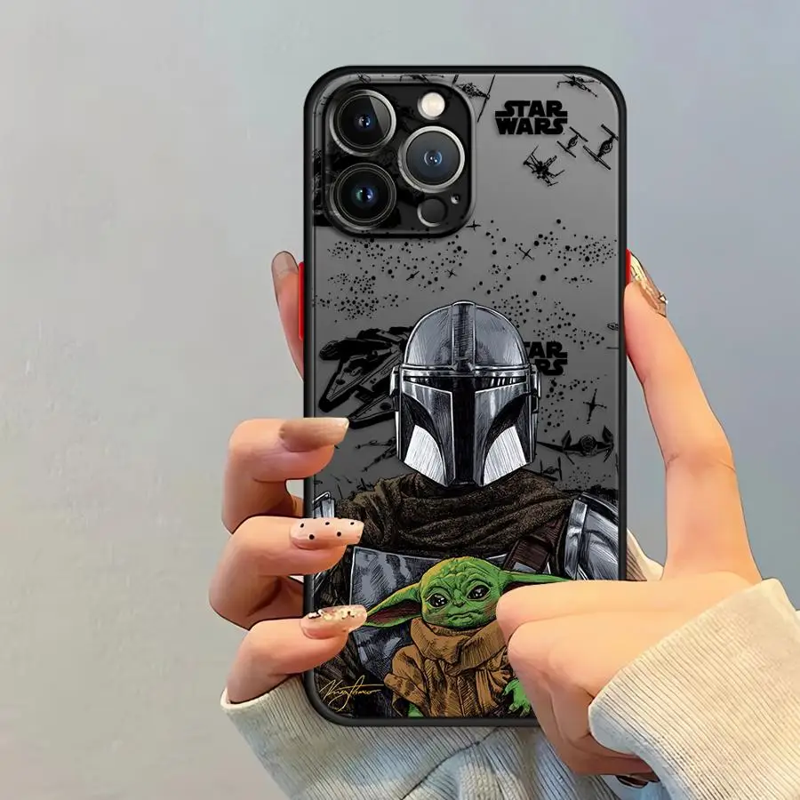 Мягкий чехол для Apple iPhone XS 14 15 16 Plus XR 7 8 SE 16e 11 12 13 Pro Max 12 Mini S-Stars Wars Cool Hero