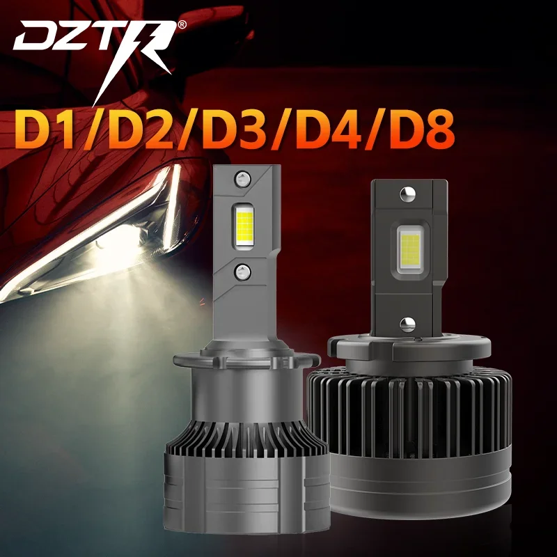 2PCS 300w D1S D3S LED Headlight 1:1 Car Lamp Xenon HID D2S D4S D8S D1R D2R D3R Turbo 30000LM Auto Bulbs Two-sided CSP Chip 6000K
