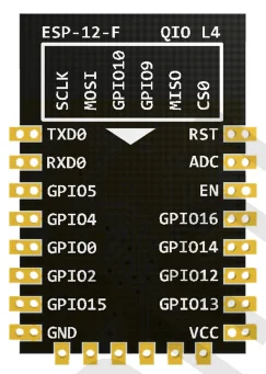 ESP-12F Ai-Thinker ESP8266 Serial WiFi Wireless Module 4MB IoT Transceiver IEEE 802.11 B/G/N SMD