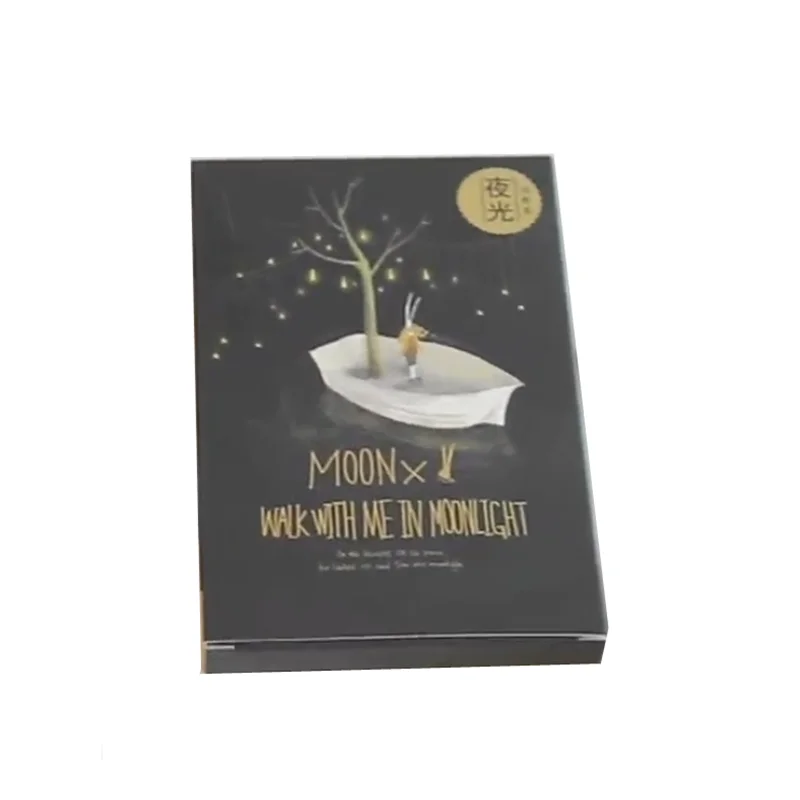 30 Blatt/Set Moonlight Baron Noctilucous Postkarten Leuchtende Grußkarte Kreatives Geschenk Wunschkarte für DIY Scrapbooking Journal