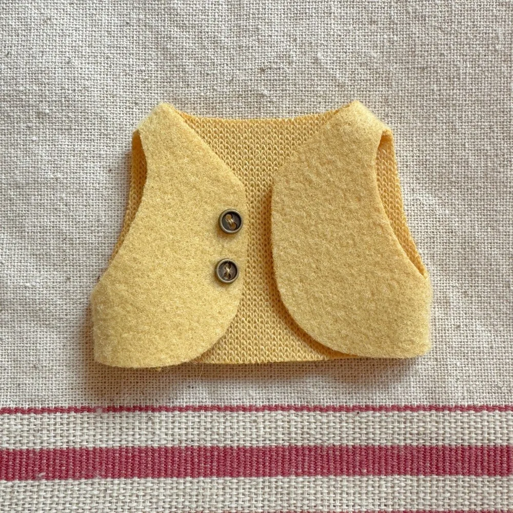 Mini Tank Top Ubranko Bez Rękawów Koszulka Bawełniana Kostium Kamizelka dla 10~15cm Akcesoria