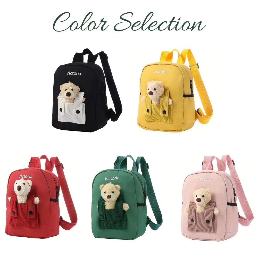 맞춤형 귀여운 어린이 학생 가방, 유니크한 이름 자수 어린이 가방 선물