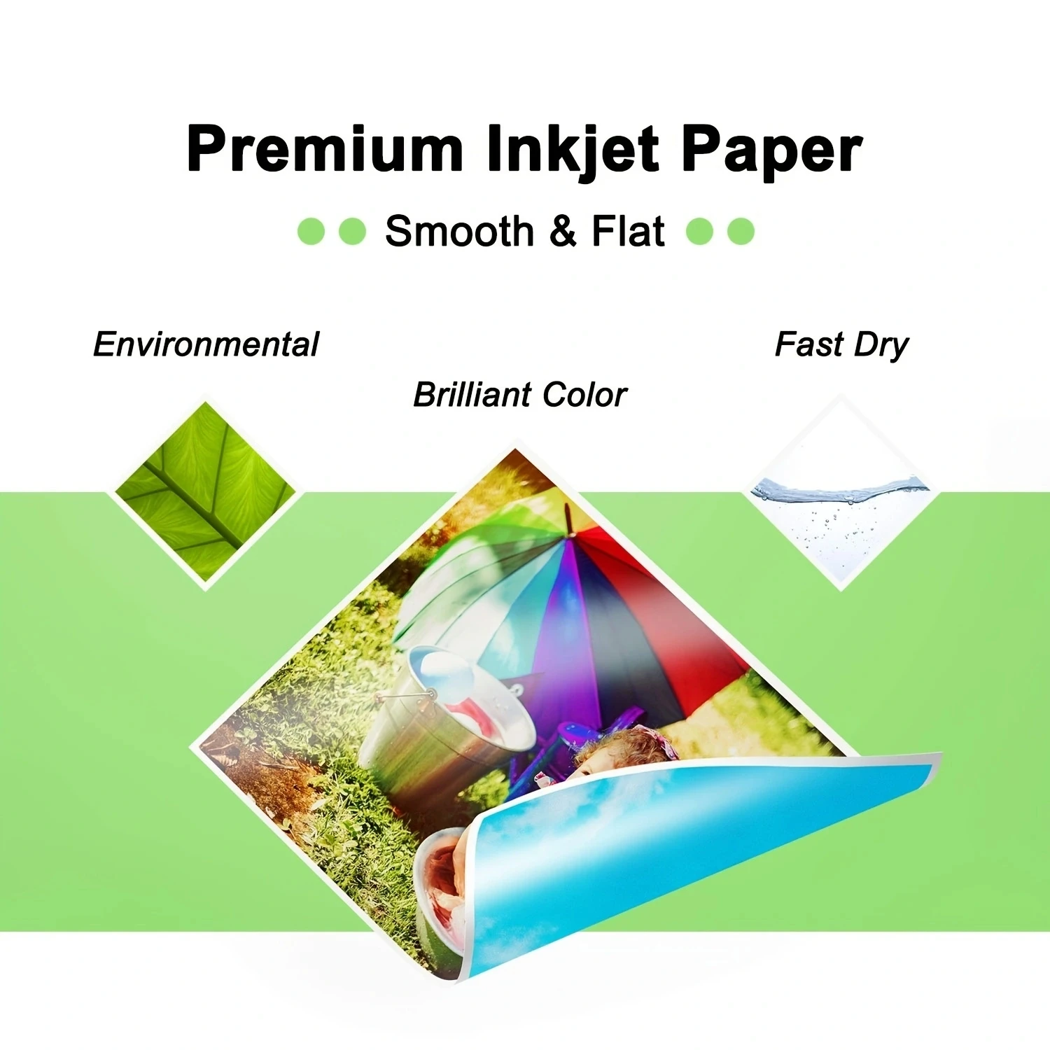 A4 Double Side High Glossy Photo Paper for Inkjet Printer 160g Inkjet Coated Paper DIY Menu/Photo Album Resume Proposal Cover