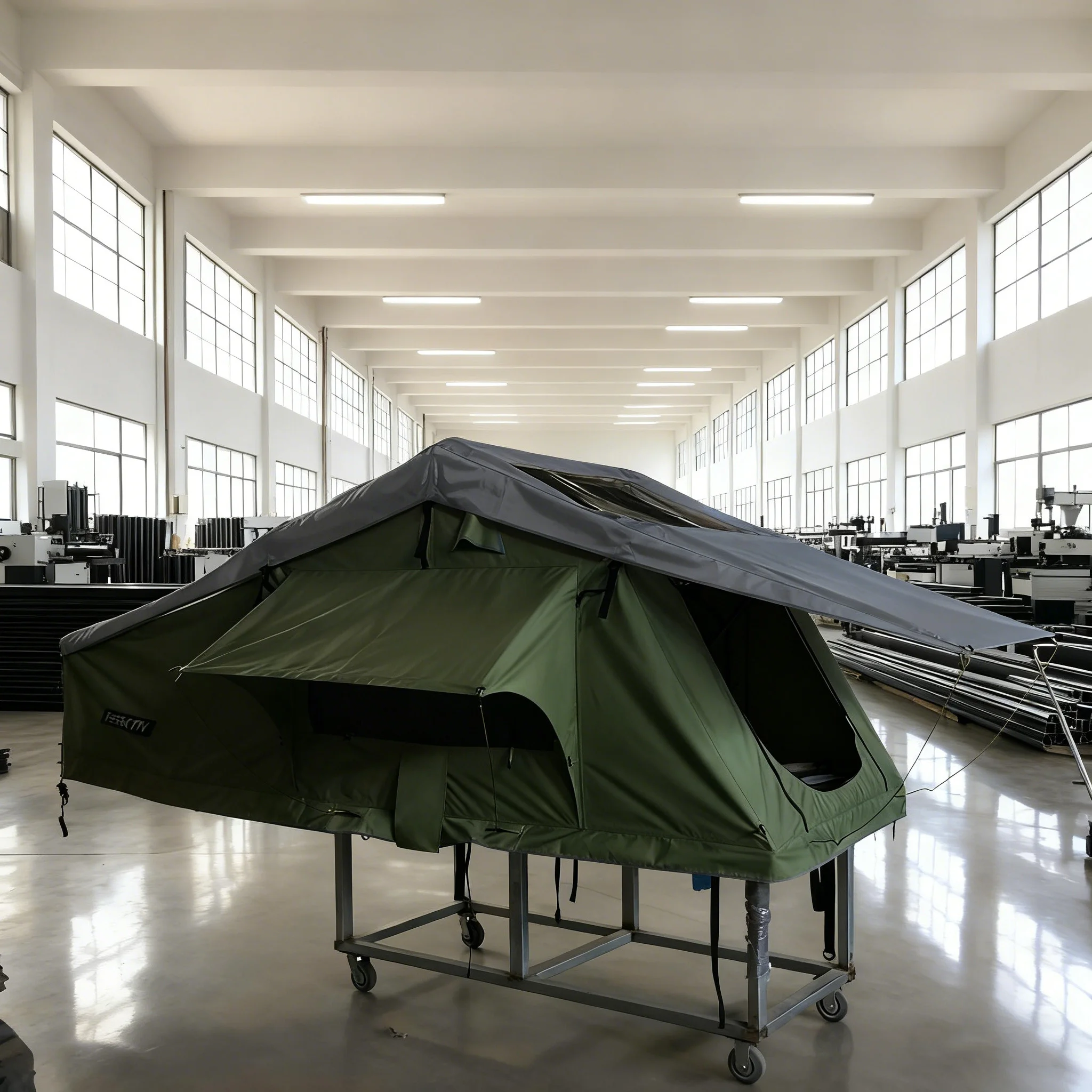 

310*190*126cm Large Size Double Layer Oxford Aluminum Pole 3 4 Person Cheap Rooftop Tents Camper,Customization