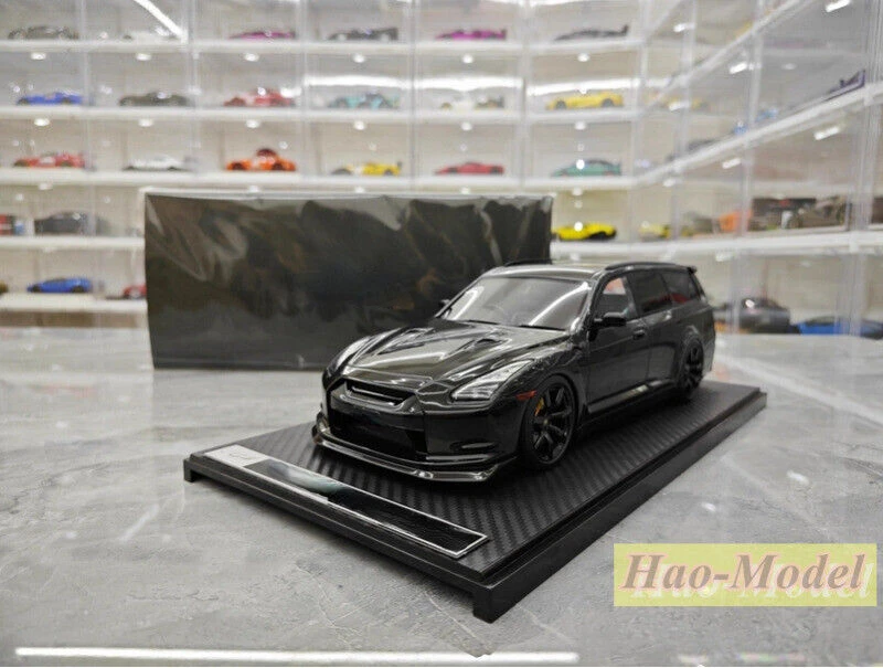 IVY 1:18 per NISSAN STAGEA GTR R35 resina pressofuso modello di auto ornamenti giocattoli ragazzi compleanno Hobby Display Collection Travel Edition