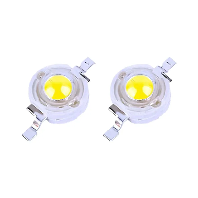 50PCS 1W 3w High power LED Lamps beads white warm Natural cold white Chips high light lights