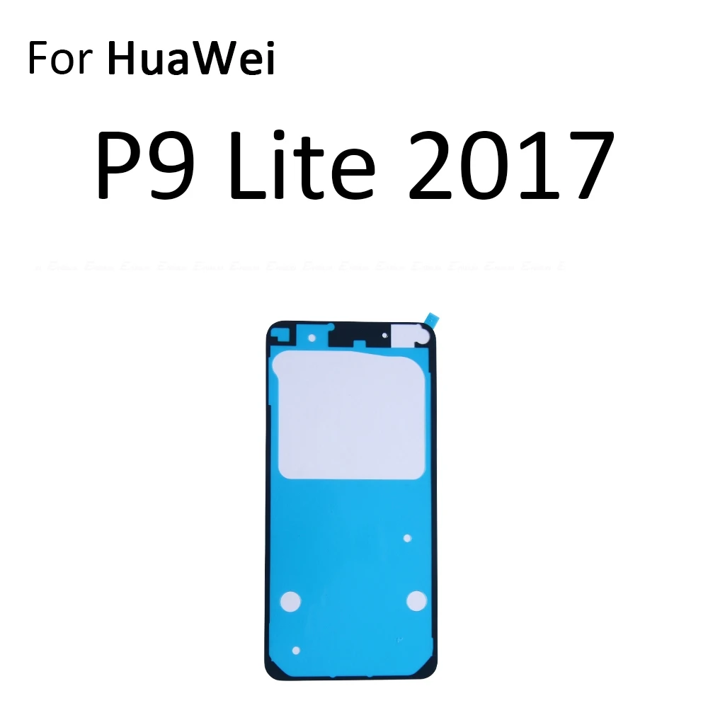 لهواوي P الذكية زائد برو Z P20 P30 P8 P9 لايت 2017 2018 عودة الإسكان غطاء لاصق ملصق الشريط الغراء استبدال أجزاء