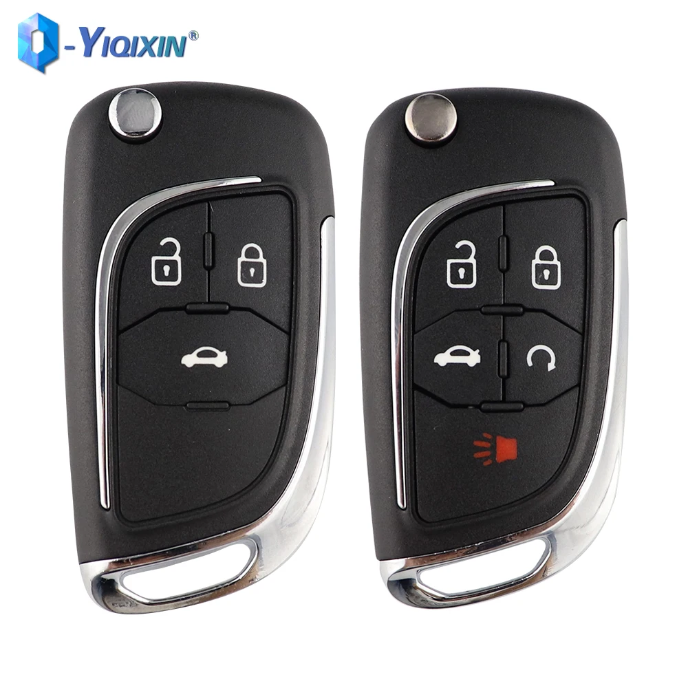 YIQIXIN Modified Flip Replace Case For Chevrolet Lova Aveo Cruze Folding Remote Car Key Shell For Opel Insignia Astra For Buick