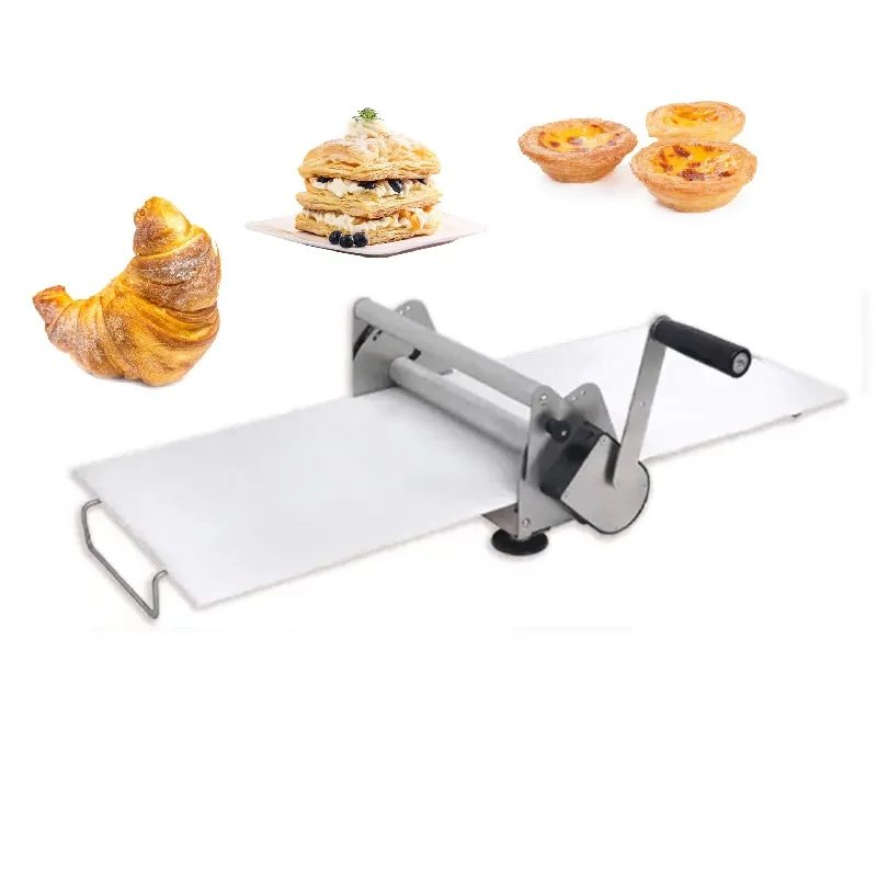 Bakkerijapparatuur Deeg Sheeter Machine Handmatige Deegpers Sheeter Croissant Making Machine
