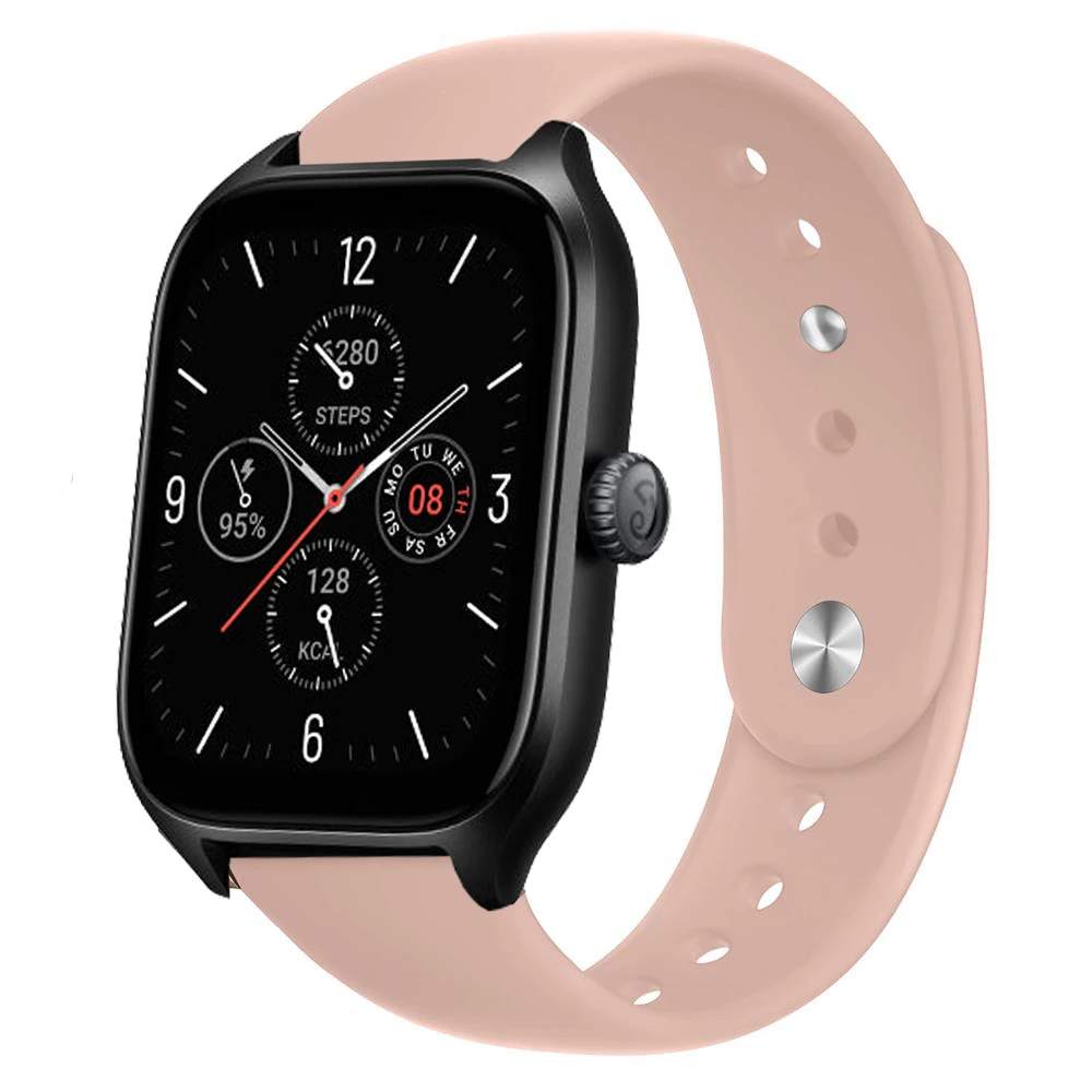 Amazfit GTS 4, 3, 2, 2e, GTS2 미니, GTR 42mm, 47mm, GTR 4/3 프로, 2, 2e 스포츠 시계 팔찌, Amazfit bip용 실리콘 밴드, 20mm, 22mm 스트랩