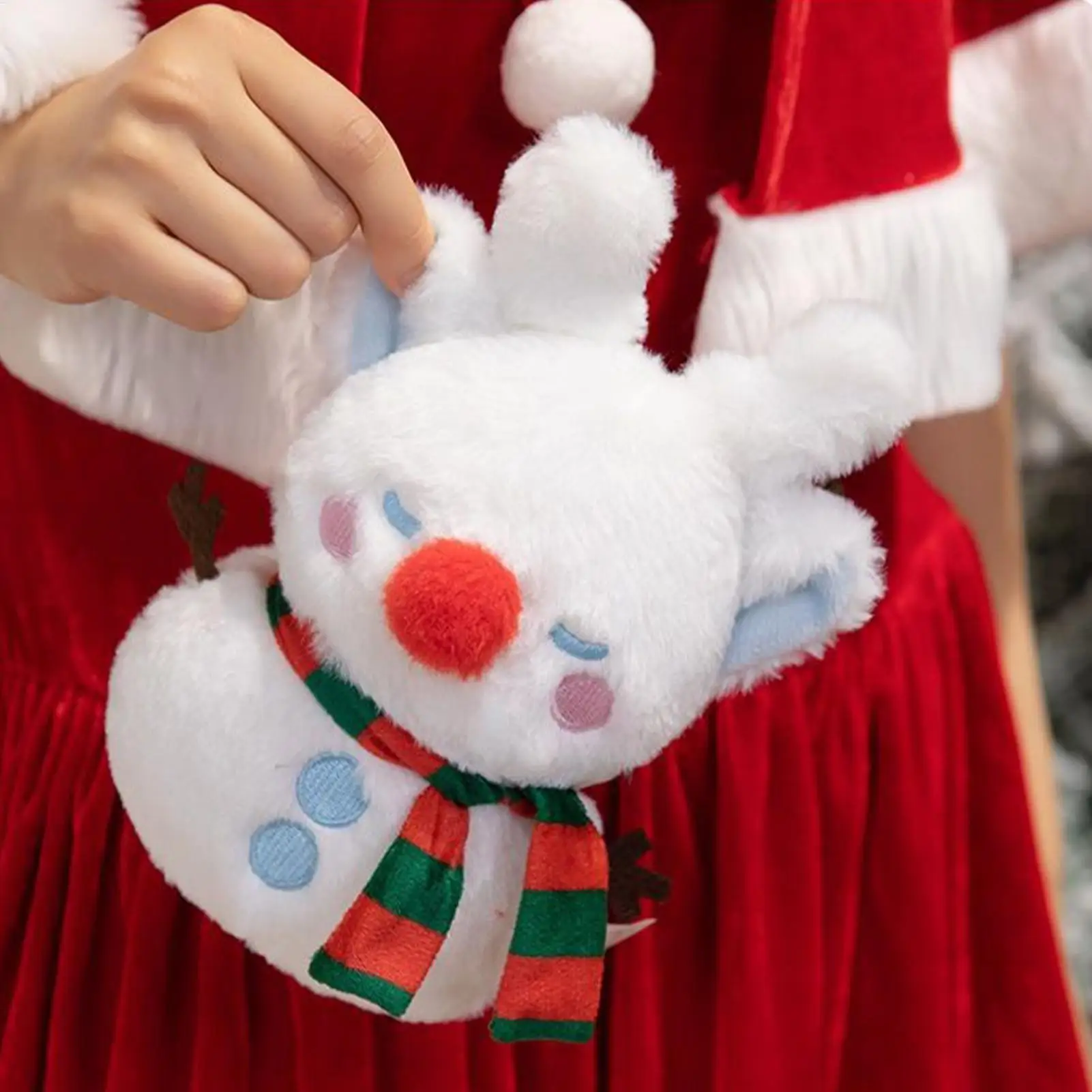 Kerst pluche decoraties 7-inch zacht speelgoed pop decor realistische festival pop voor kinderen vakantie binnen huis verjaardag slaapkamer auto