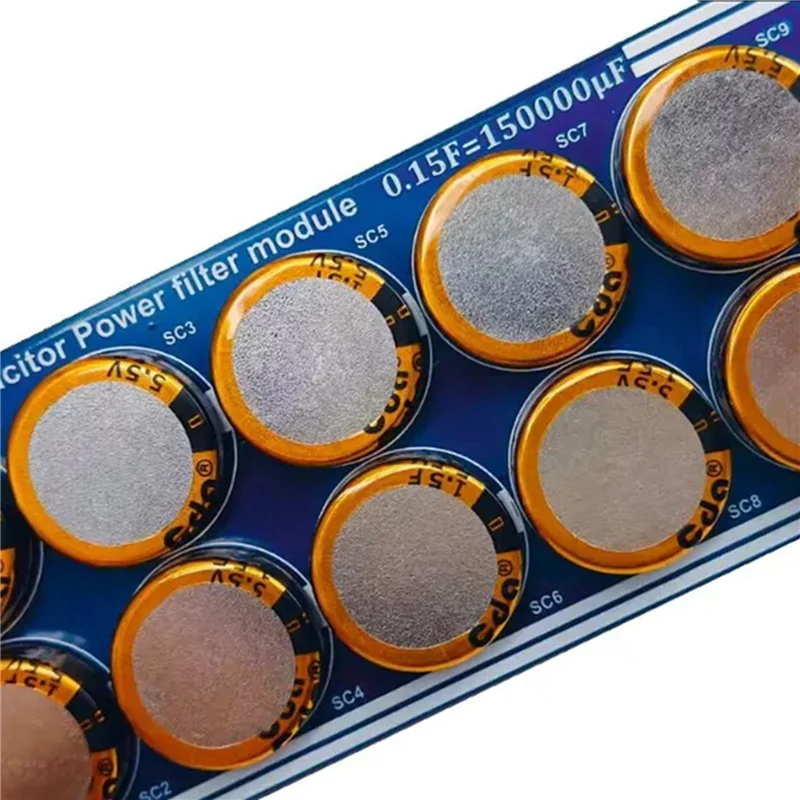 FEDI-2X 5V-48V 10A суперконденсаторная плата фильтра, линейный импульсный источник питания для усилителя наушников Raspberry Pi