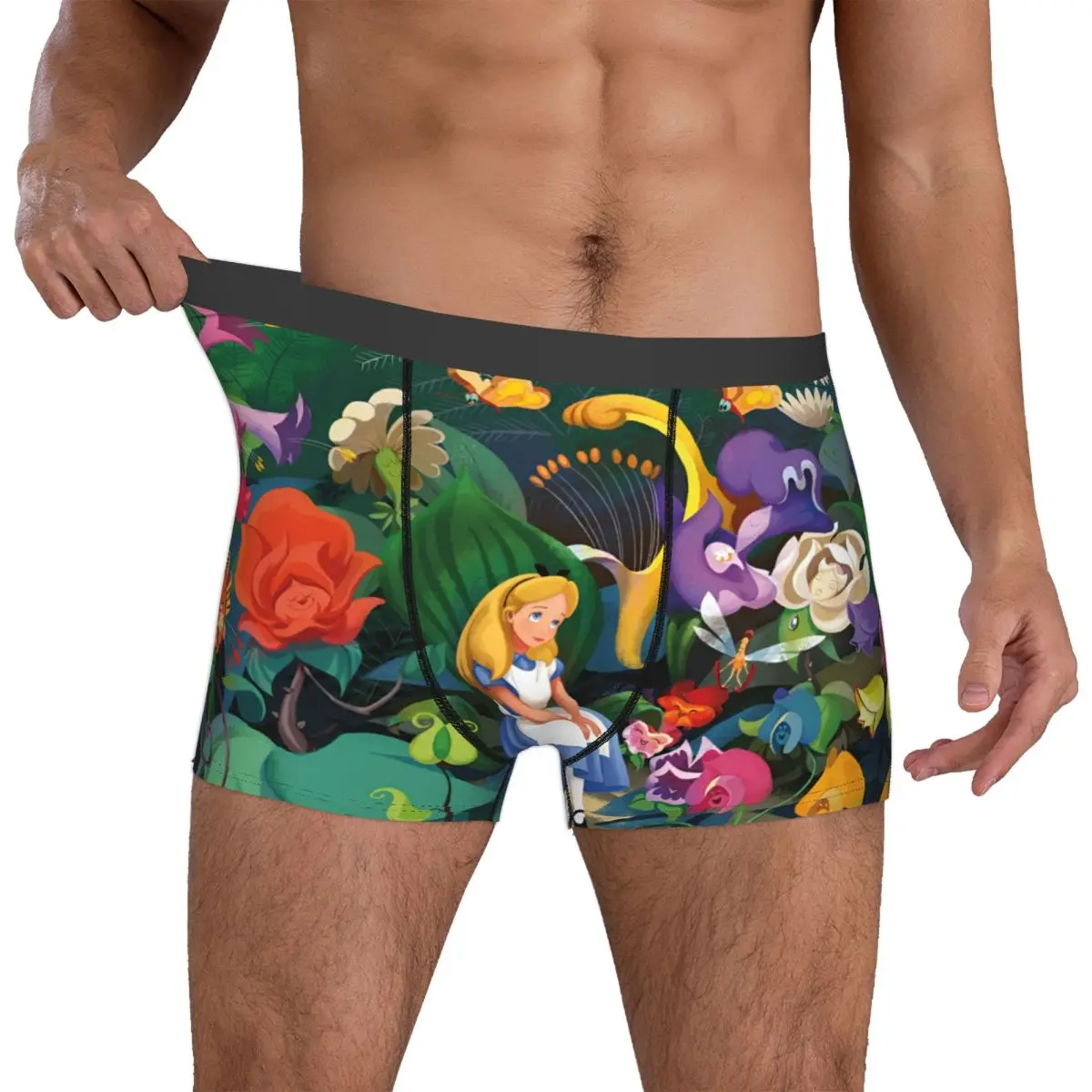 

Мужские трусы-боксеры Custom Cool Alices Anime Wonderlandes, эластичные трусы-брифы Alice, нижнее белье