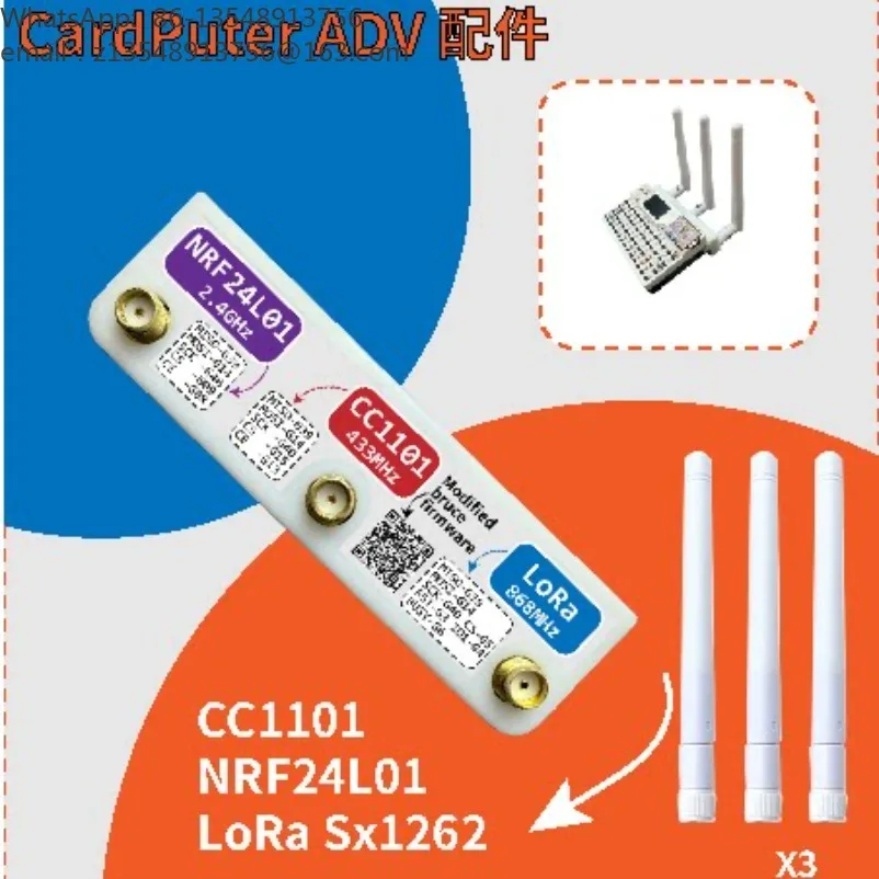 CardPuter 3-in-1 Module CC1101 NRF24L01 Lora Expansion Accessory