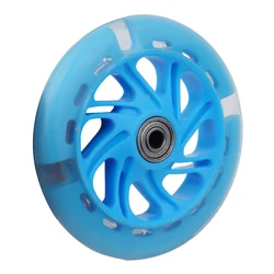 LED Flash Scooter Wheel 120*20mm PU Children Scooter Replacement Wheels 5 Colors Lighting Outdoor Accessories For Safe Skating