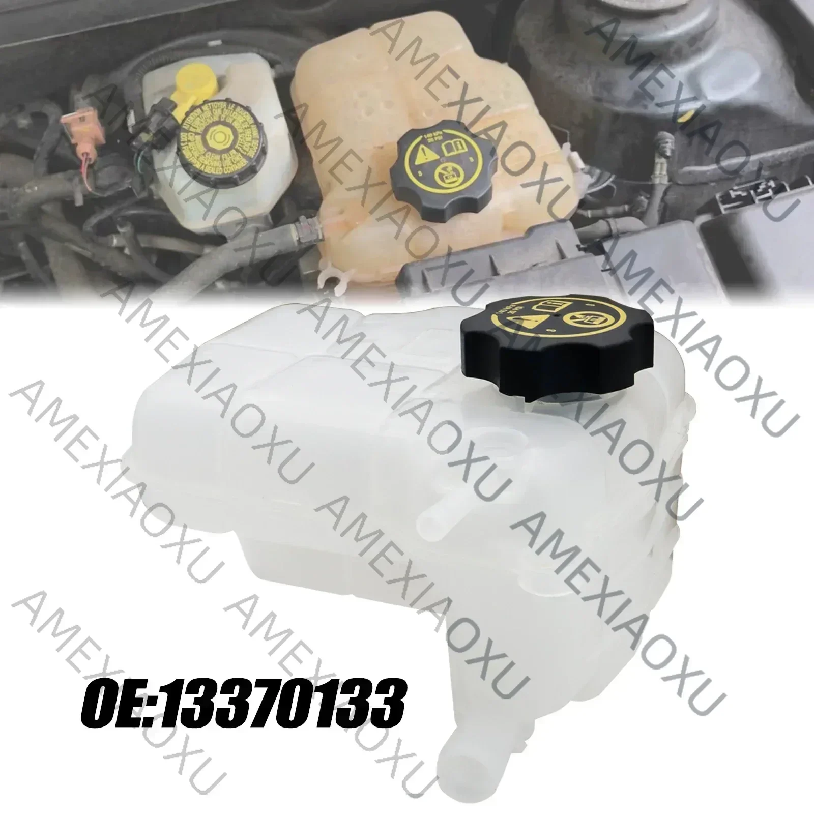 

WANWUXIN Auto Engine Radiator Coolant Bottle Expansion Tank For Vauxhall Opel Astra J Cascada Chevrolet Cruze 2009-2016 13370133