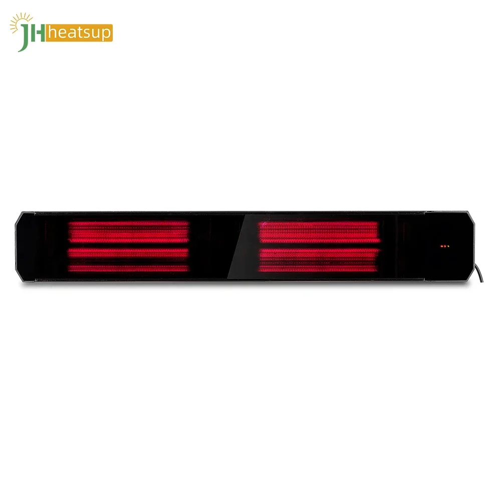 JHheatsup High quality WIFI remote control electric home wall mounted Glass panel heater solar room heater