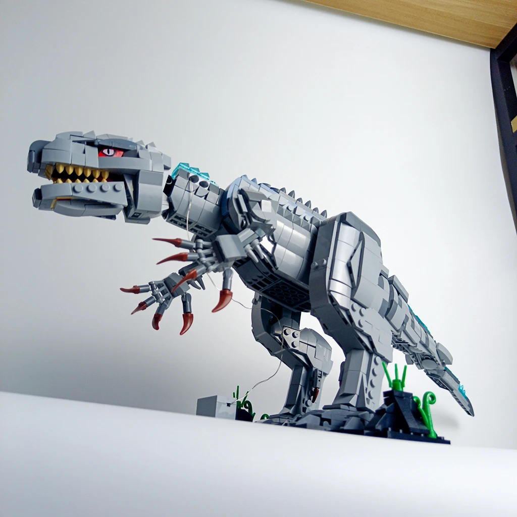 Led Dinosaurus Bouwstenen, Kinder Dinosaurus Speelgoed, Diy Ornament Assemblage, Tyrannosaurus Rex Model Set, Festival Cadeau