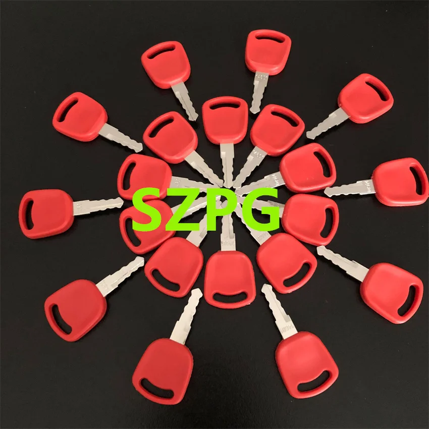 

5/10/20PCS Red 14601 Keys For New Holland Excavator Grader Dozer Heavy Equipment