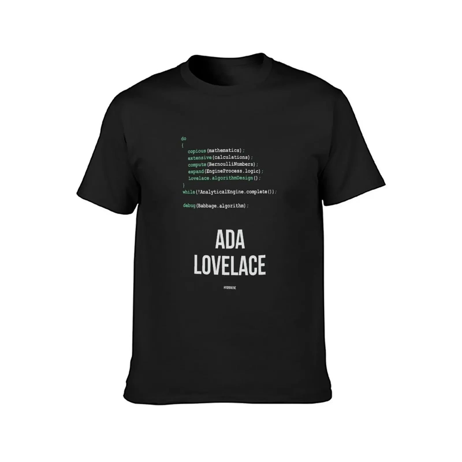 ADA LOVELACE - Women in Science T-Shirt customs oversizeds Blouse cotton graphic tees tshirts for men