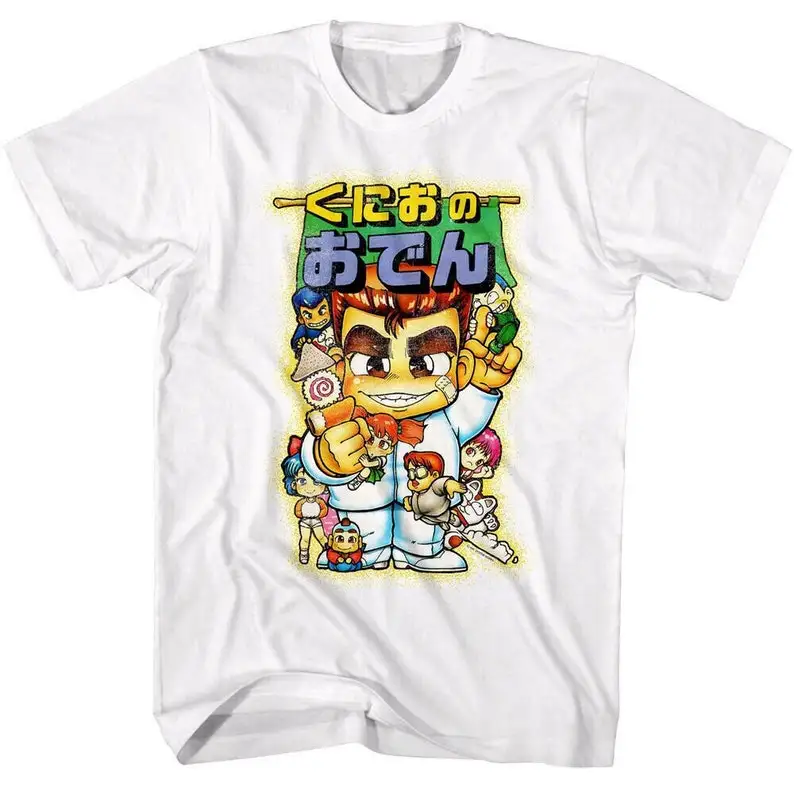 River City Ransom Men's T Shirt Japanese Art Gamer Graphic Tees