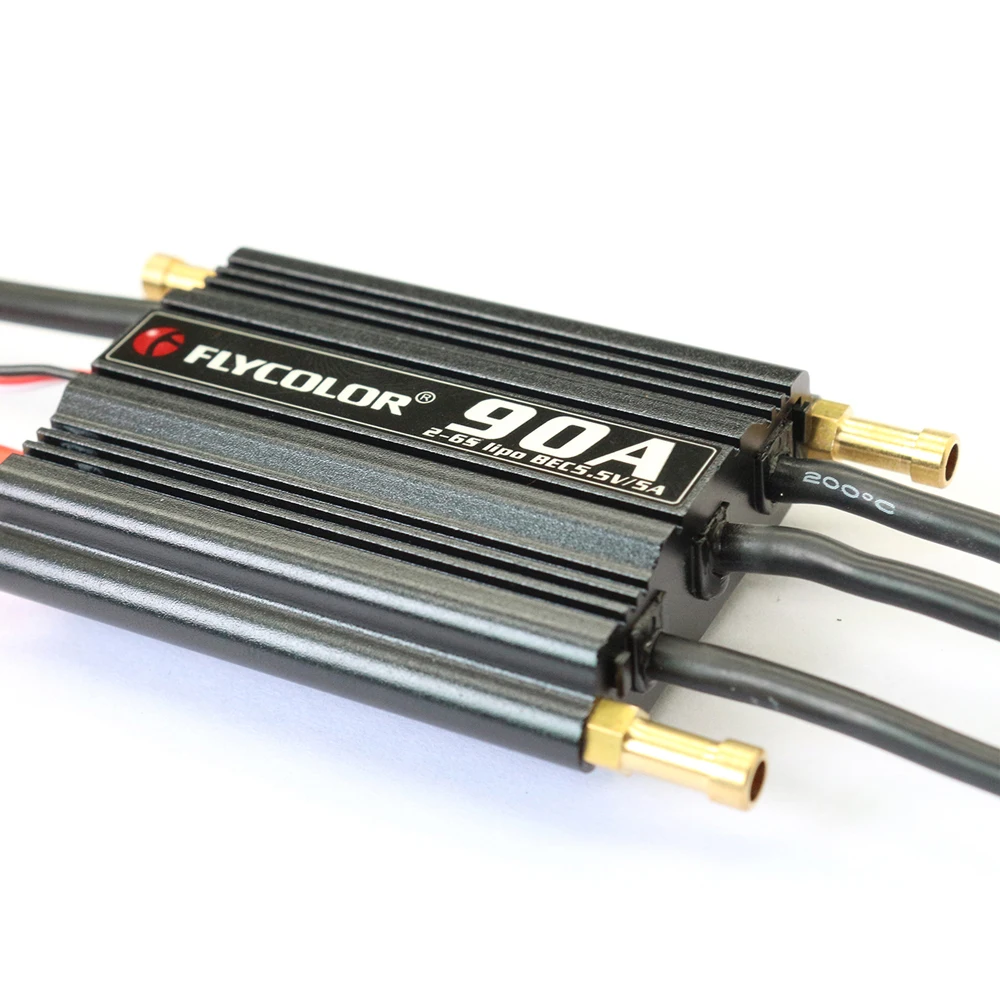 Originele Flycolor 50A 70A 90A 120A 150A Borstelloze ESC Speed Controller Progaming Kaart 2-6S Lipo BEC 5.5 V/5A voor RC Boot