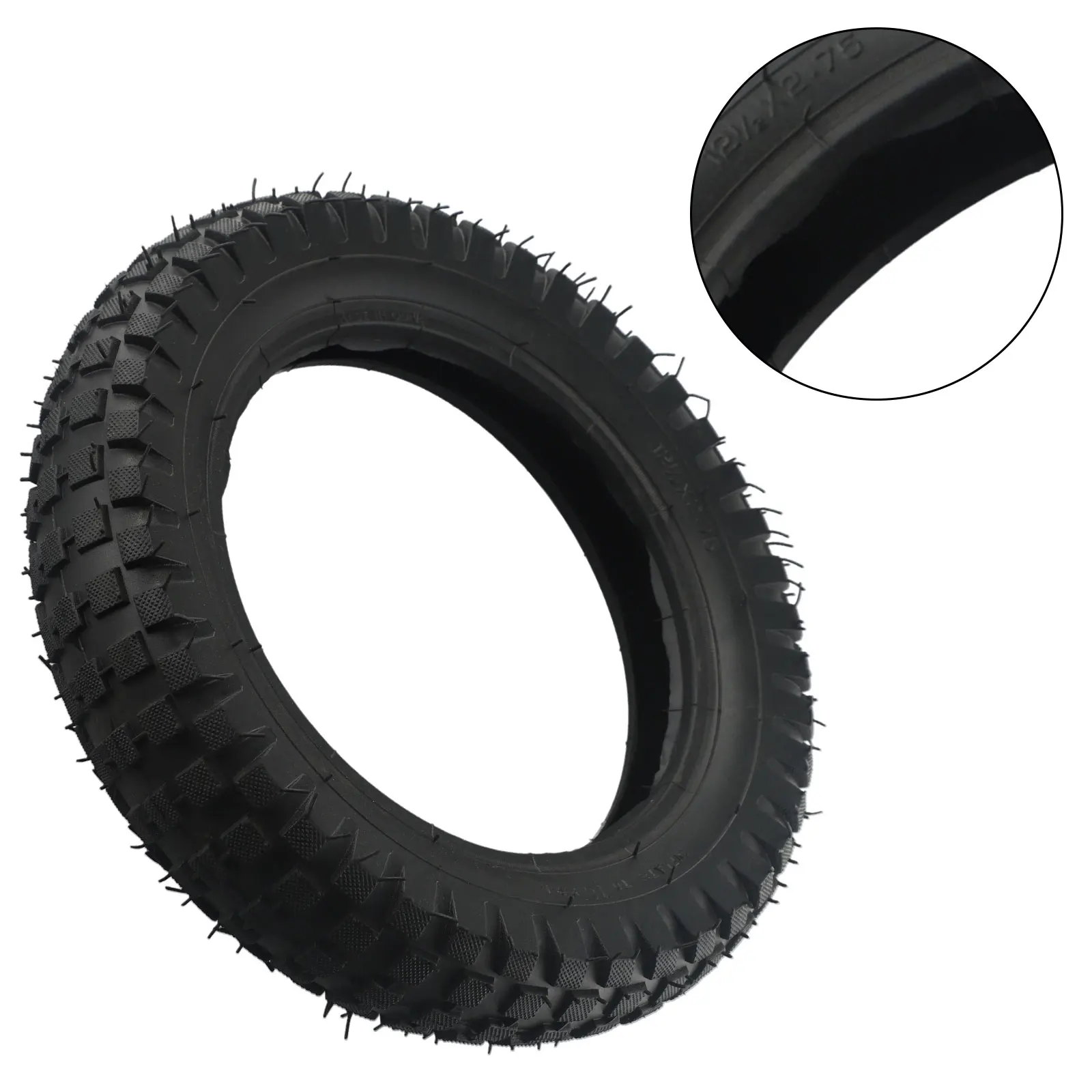 Outer Tire Tube For 49cc Mini Dirt Bike MX350 Rubber Scooter Wheel Electric Scooter Cycling Accessories 12 Inch 12.5 X 2.75