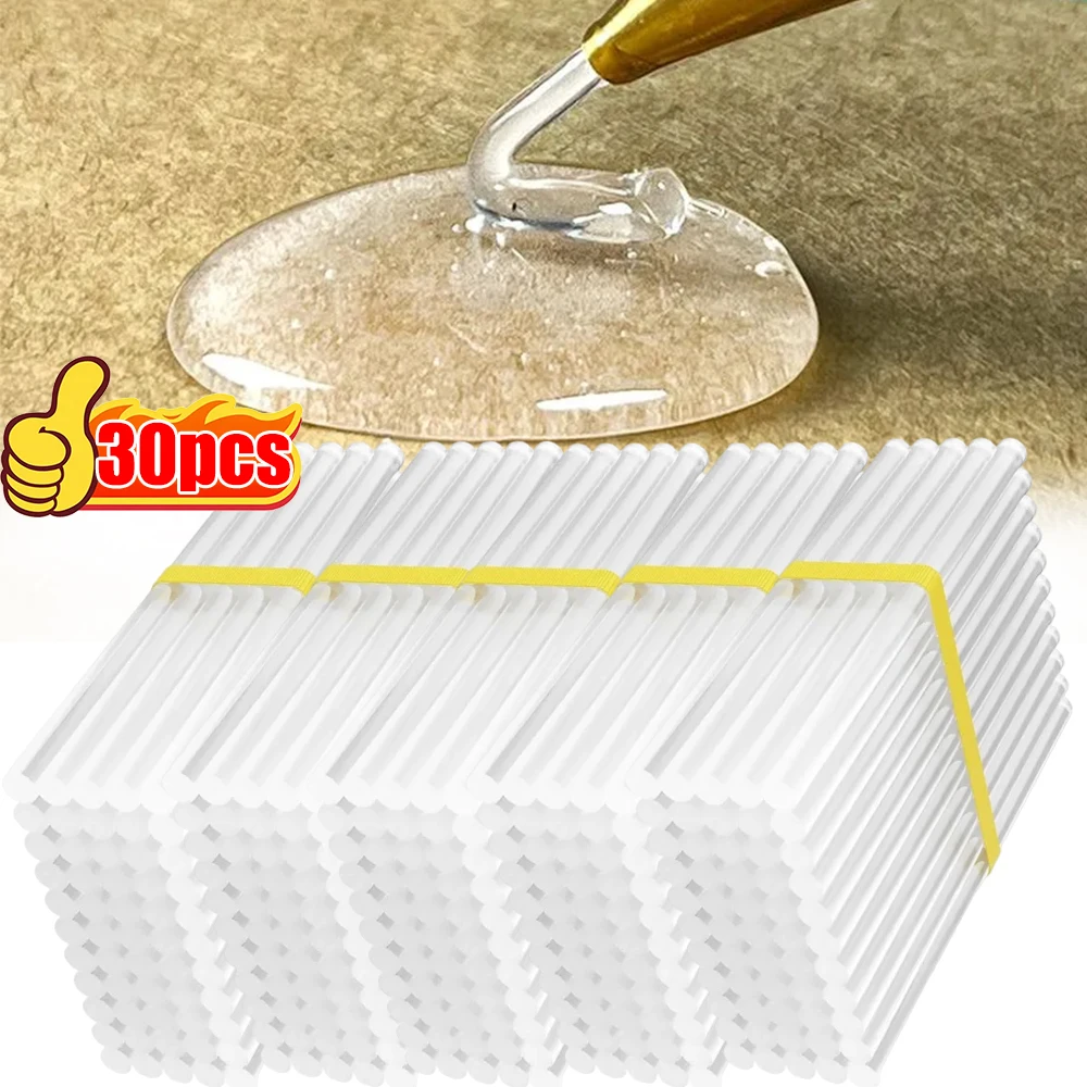 Hand DIY Hot Melt Glue Sticks Translucent Strong Viscosity Rods for Glue Gun High Temperature Resistant Hot Glue Repair Tools