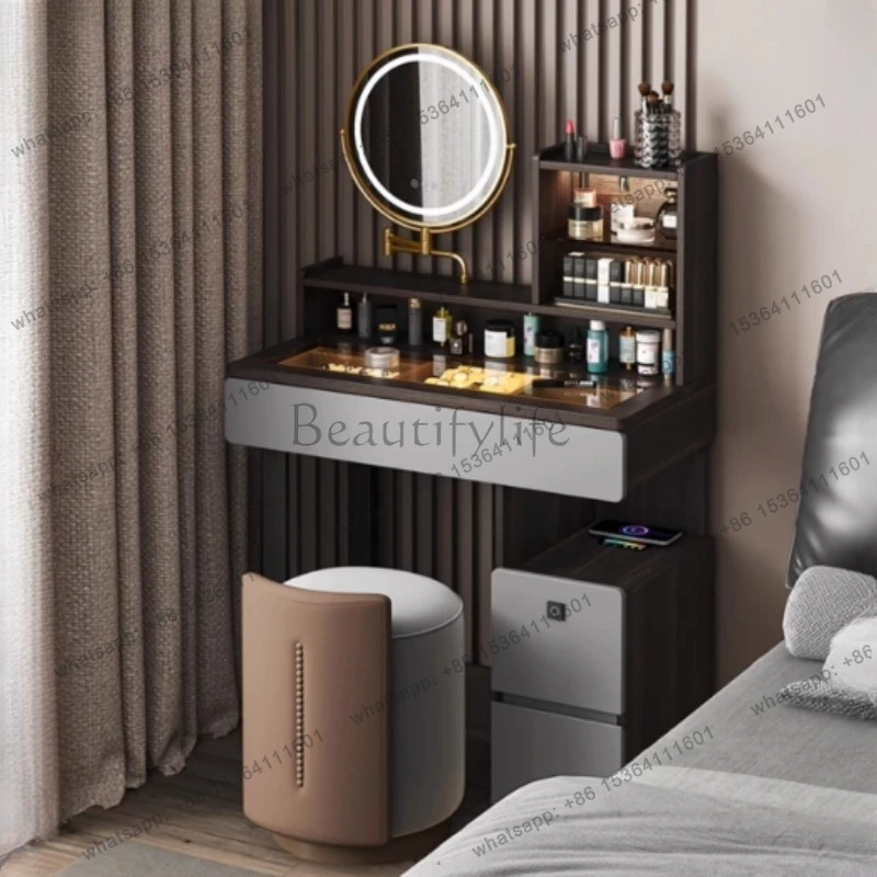 Bedroom Furniture Storage Desk Vanity Table Makeup Girl Stool Modern Mirroir Luxury Dressing Table Living Room Decor Coiffeuse