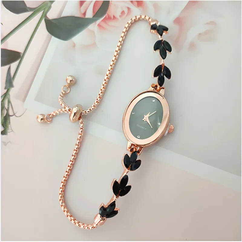 JOLight-Montre de sirène pour femme, diamant de luxe, réglage libre, bracelet en or Beimu, montres à quartz pour femme, mode