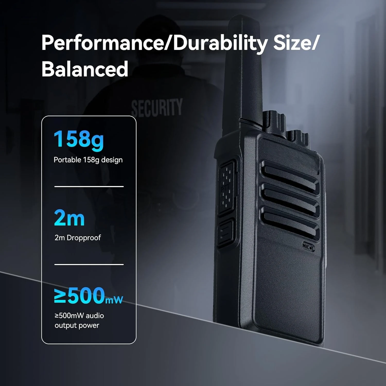 RT68 Walkie Talkies with Earpiece, Portable FRS Two-Way Radios Rechargeable, with 6 Way Multi Unit Charger, Hands Free,Hot Sale