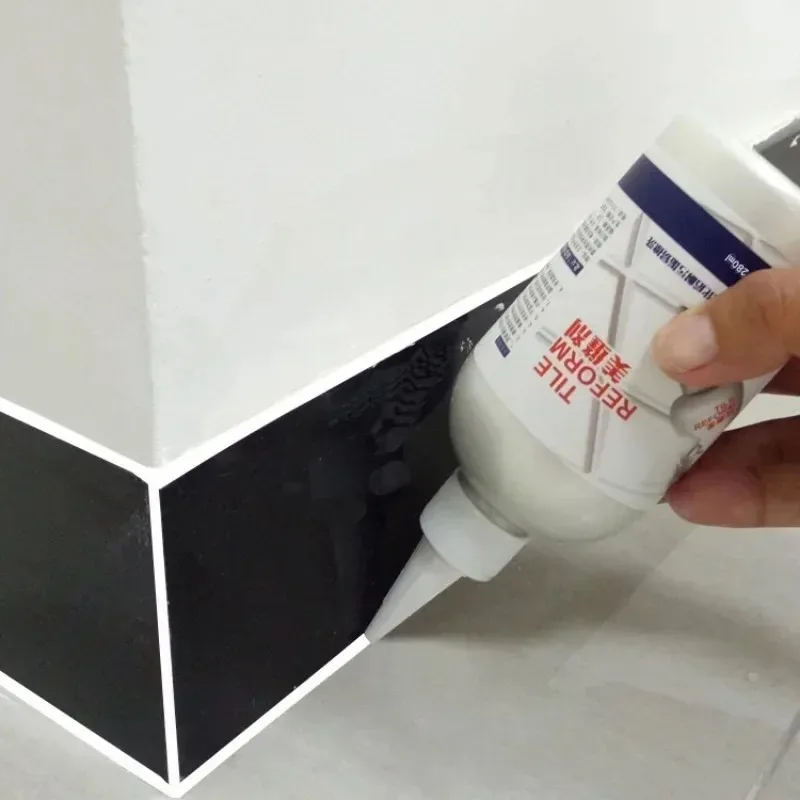 

150ml/280ml White Floor Filling Sealant Sealant Special Floor Tile Kitchen Toilet Waterproof and Mildew Resistant Caulking Agent