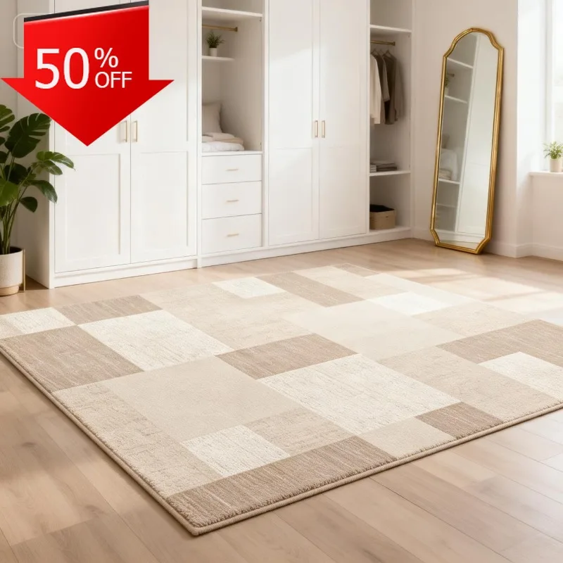 

Carpet Waterproof Stain Resistant Rug Non Slip Soft Plush Living Room Bedroom Bedside Mat Easy Clean Hogar Home Decor Bedroom