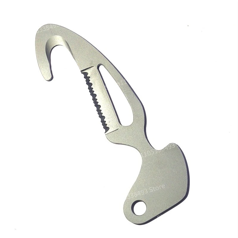 For Titanium Alloy Diving Rope Cutter, Crescent Scimitar, Underwater Safety Gear