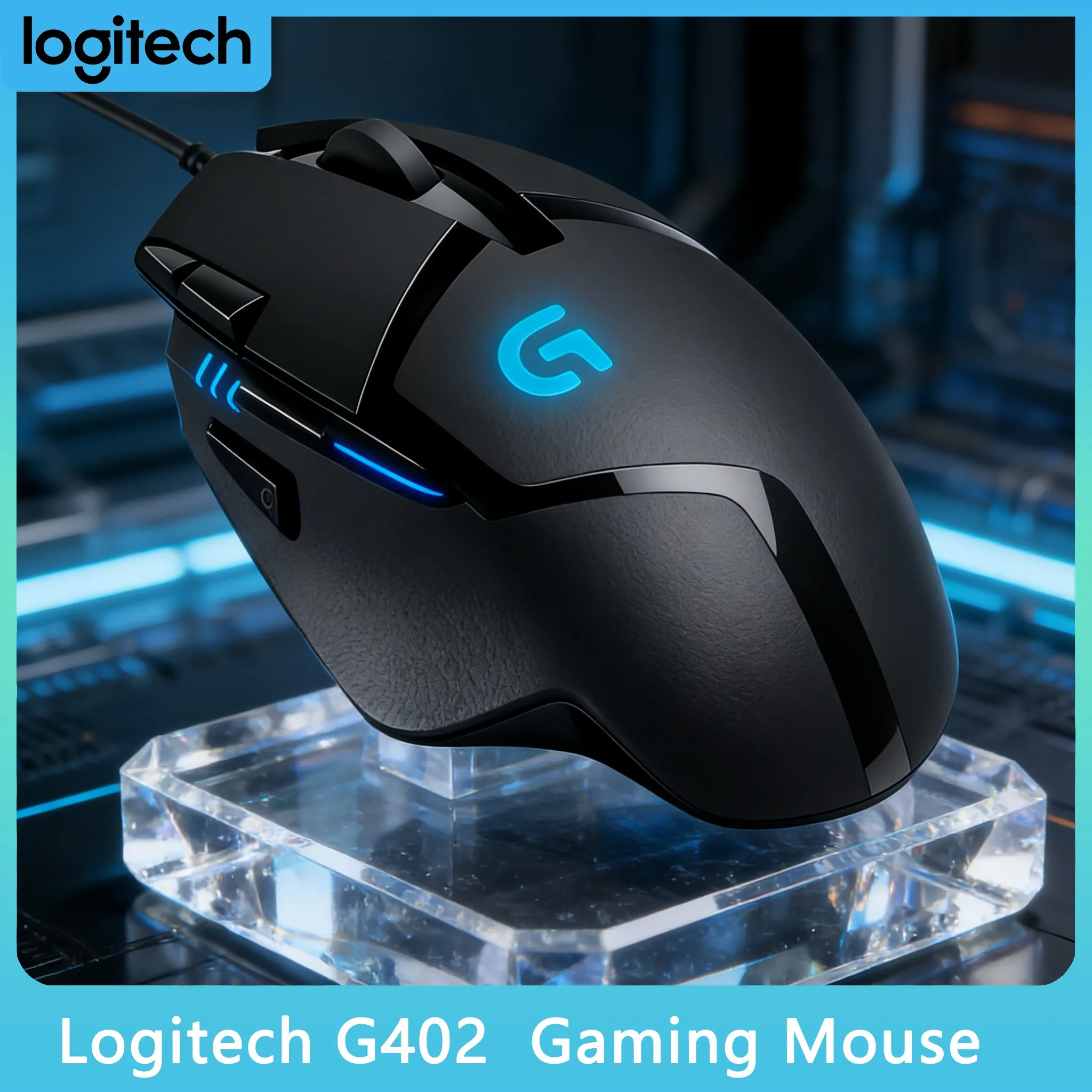 

Logitech G402 - Non-Slip Grips for Secure Gaming Control