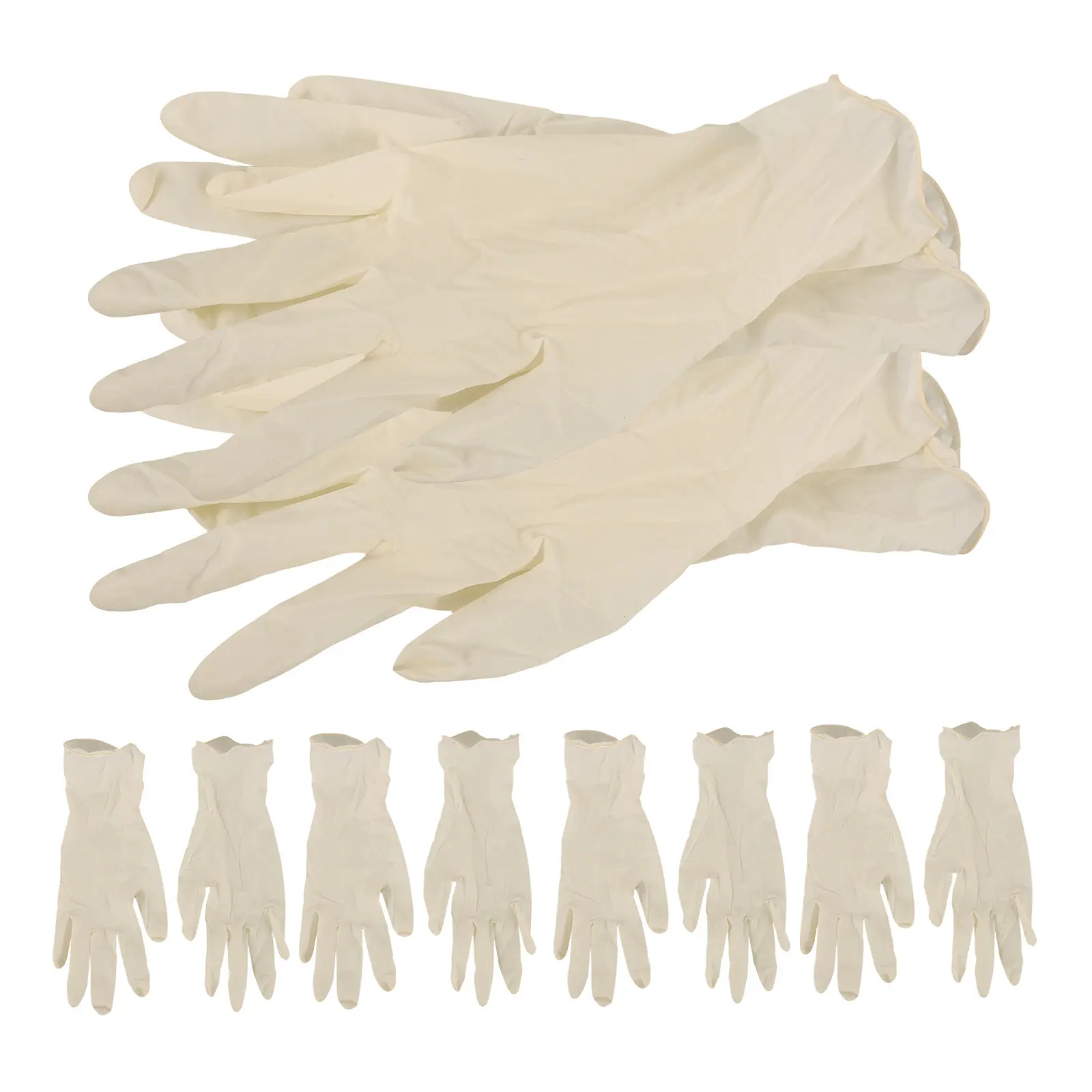 

20Pcs Children Disposable Latex Gloves Food Safe Small Size Elastic Protective Multi-Use Kitchen Cleaning Gloves