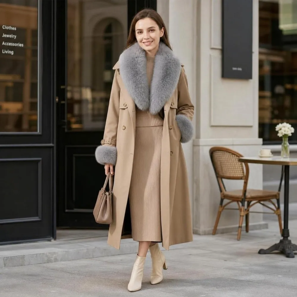 warm-texture-faux-fur-scarf-shawl-soft-touch-detachable-collar-cuffs-set-lightweight-fluffy-neck-warmer-birthday-party
