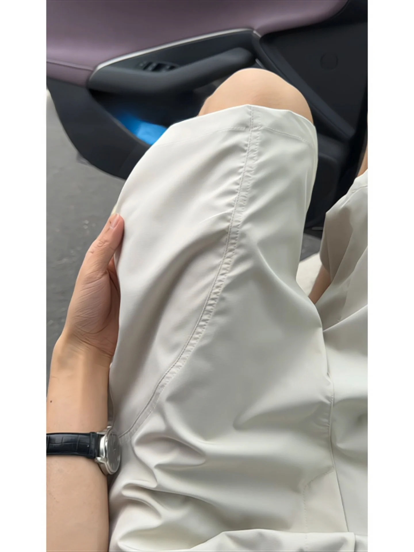 

Qui Dry Sport orts Men Summer Thin Ice Silk Baskeall Running Fitn Casual Five orts Loose Fit mid Waist Polyester F...
