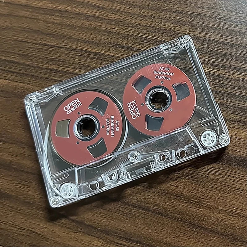 Reliable 50 Minutes Blank Cassette Tape Double Side Metal Magnetic Tape Standard Empty Cassette Tape for Music Recording