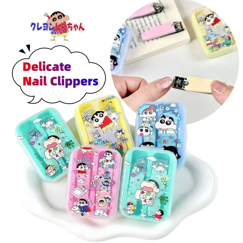 

Crayon Shin-chan cartoon cute nail clippers high-value creative portable diagonal nail clippers nail cutter manicure tool set