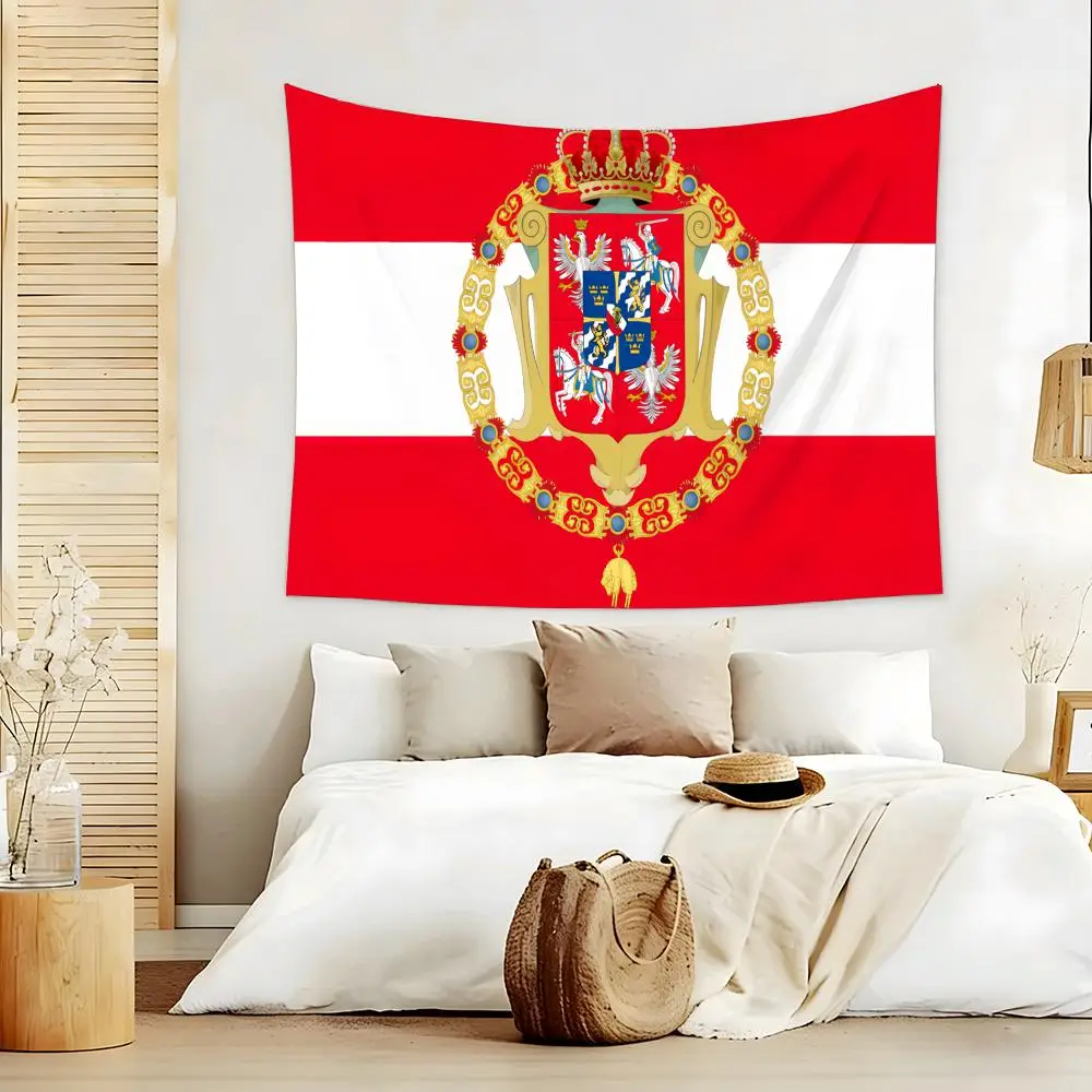 Polish Lithuanian Commonwealth Tapestry Custom Living Bedroom Party Dormitory Interior Wall Bohemian Decoration Attached Clip
