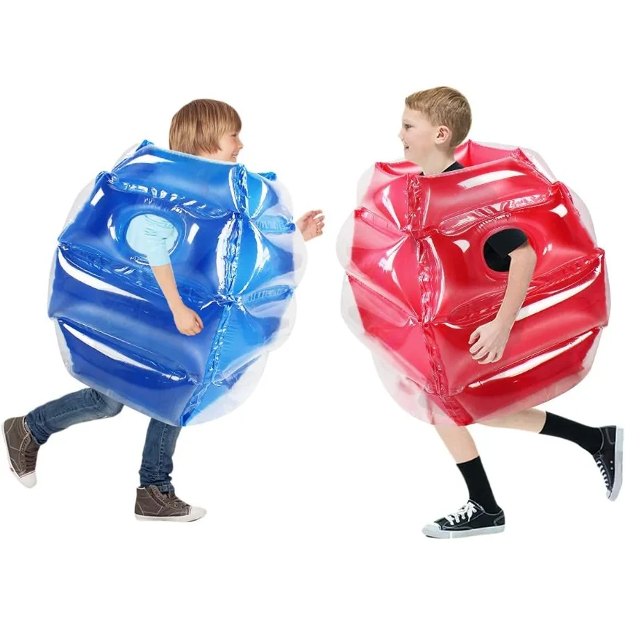 Pelotas de sumo para pelota de rebote de burbujas, juego de césped al aire libre para juegos de equipo infantil de 3 a 12 años, 24 pulgadas, Ideal para recortar al aire libre, 2 uds.