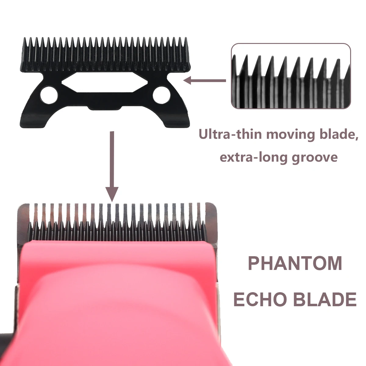 PHANTECHO Moving Blade Professional Clipper Original Blade JUCAI Madeshow Wmark Kulilang Vgr for JC06 8148 V003 R66 image 3